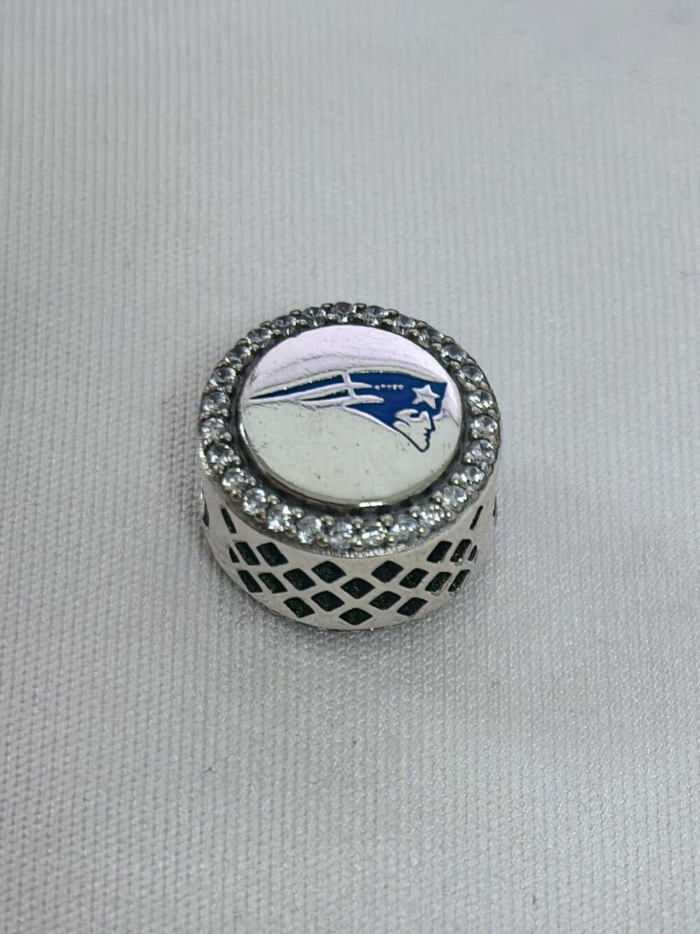 Pandora New England Patriots Exclusive Charm Pendant, S925 Silver Jewelry